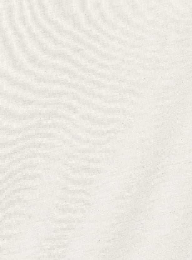 Women Printed Full Sleeves Crop T-shirt