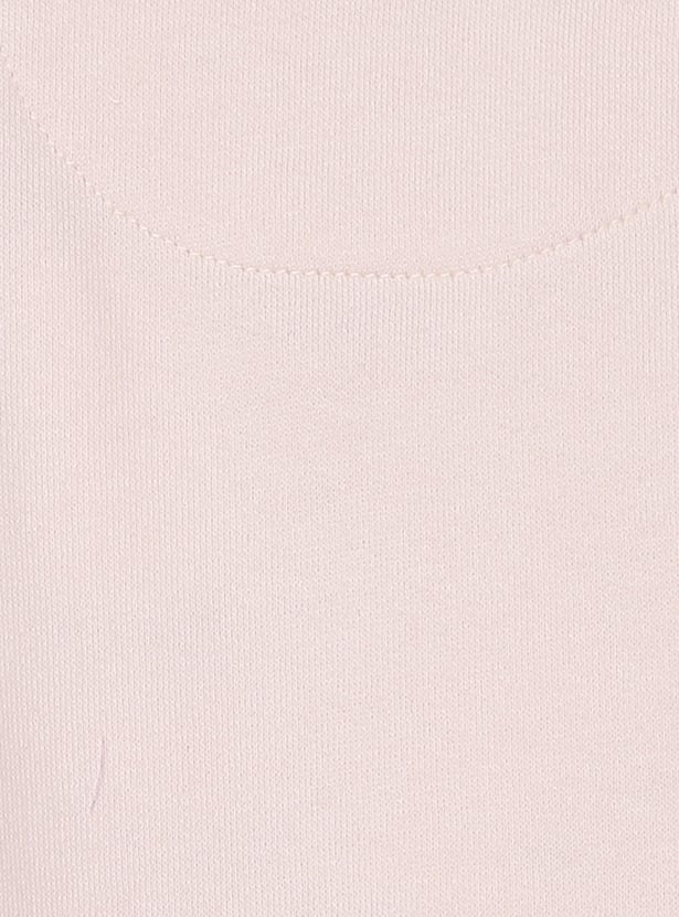 Girls Applique-Detailed Ruffled Sweatshirt