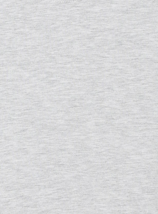 Boys Superman Print Round Neck T-shirt