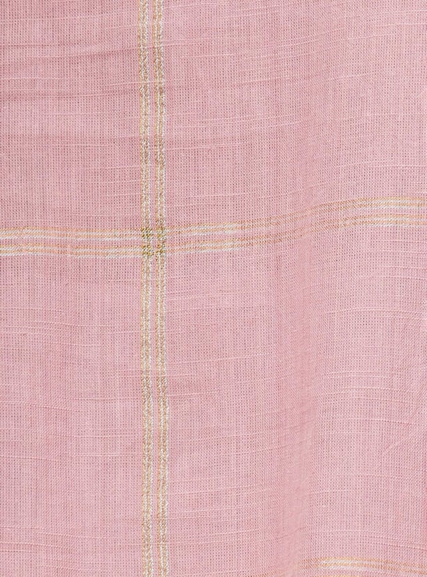 Women Embroidered Gathered A-line Kurta