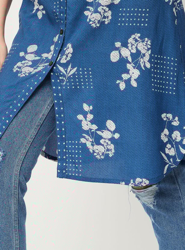 Women Floral Printed Straight Kurta