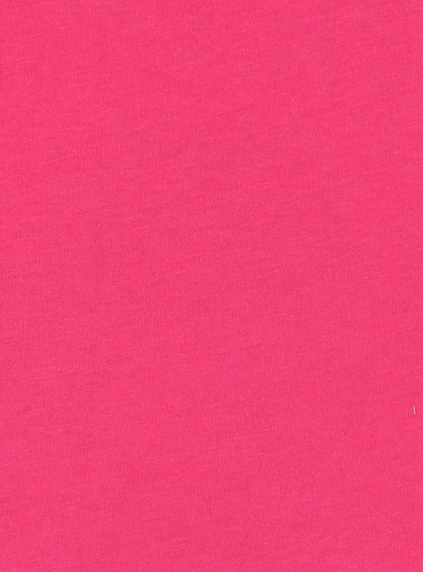 Girls Pure Cotton Graphic Print T-Shirt