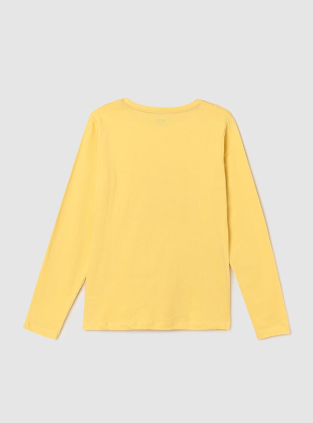 Girls Graphic Printed Long Sleeve T-shirt