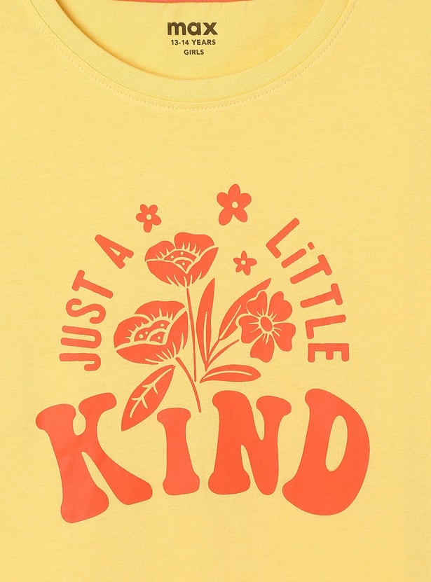 Girls Graphic Printed Long Sleeve T-shirt