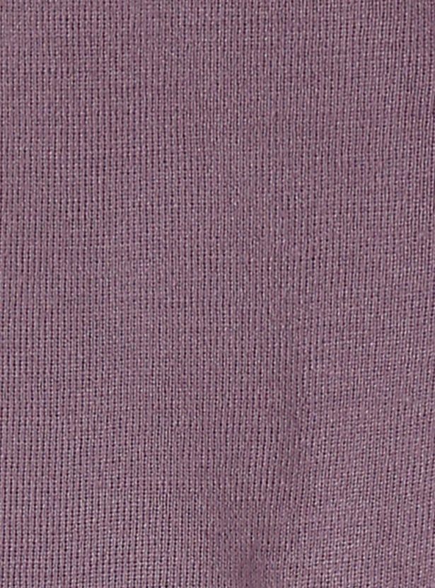 Girls Solid Knit Leggings