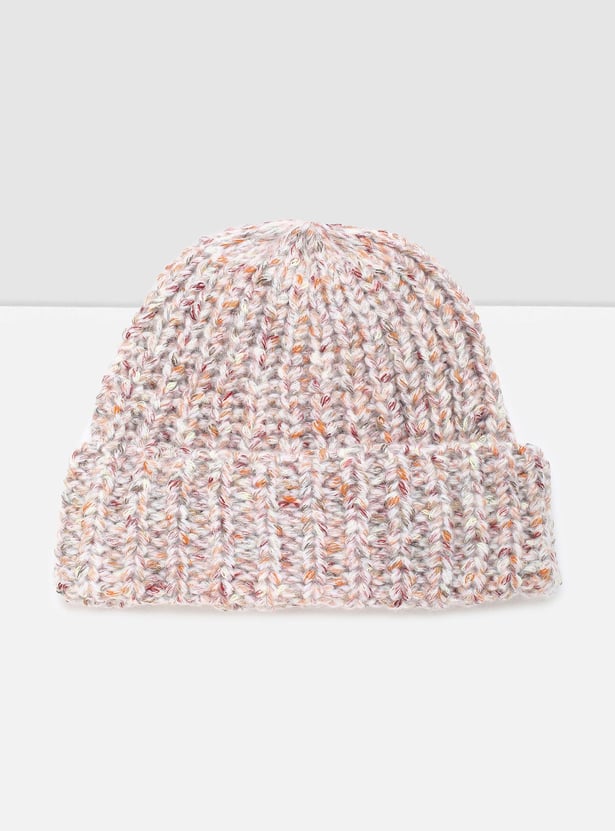 Women Textured Beanie Cap