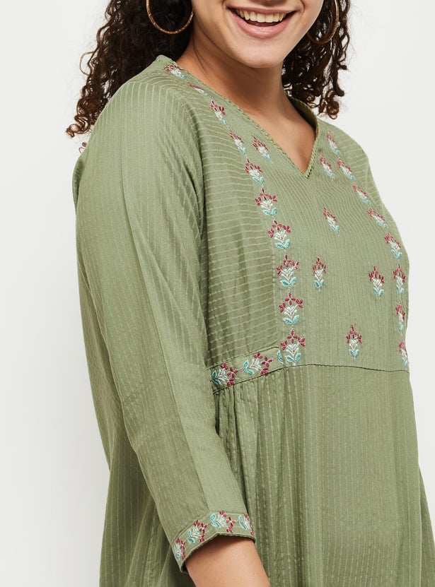 Women Printed A-line Kurta