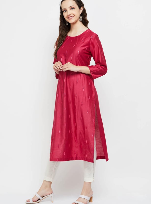 Women Embellished A-line Kurta