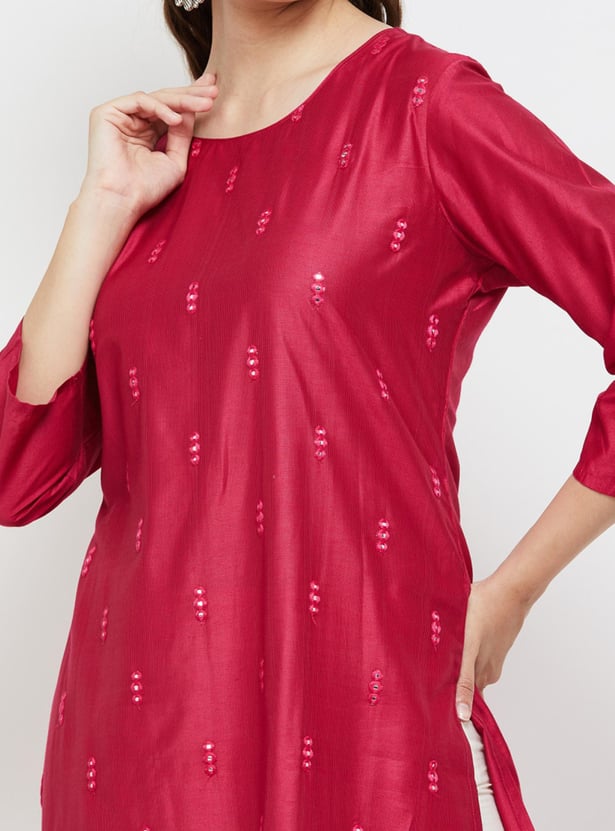 Women Embellished A-line Kurta