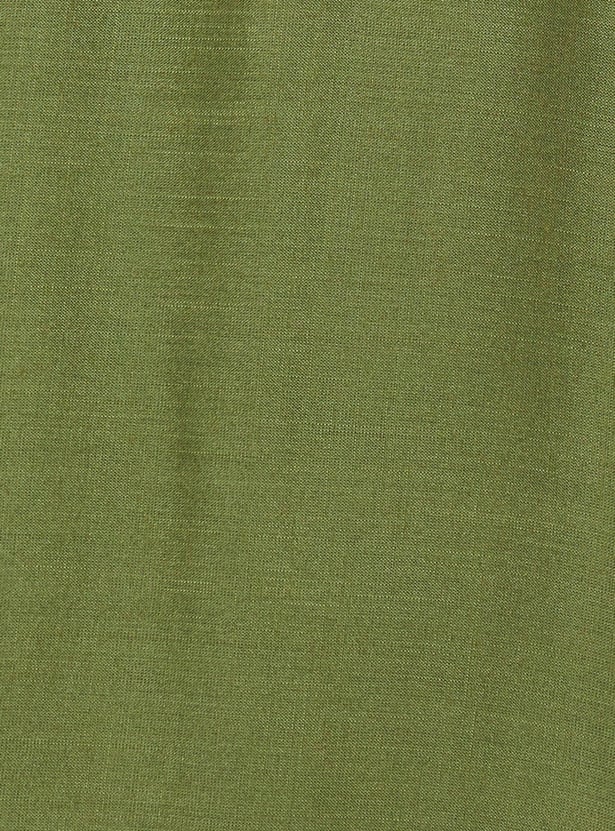 Women Embroidered Straight Kurta with Elasticated Pants and Dupatta