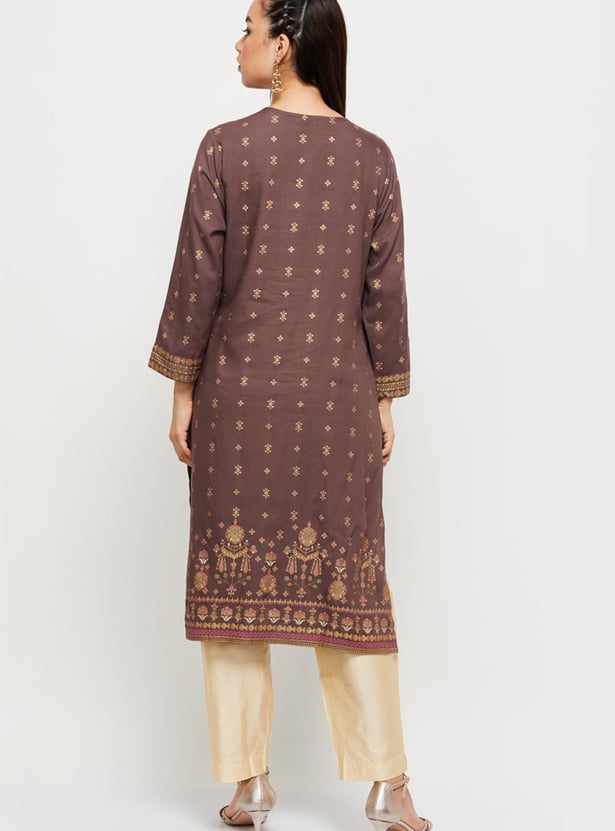 Women Printed Straight Kurta