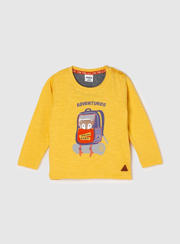 Boys Graphic Printed Long Sleeve T-shirt