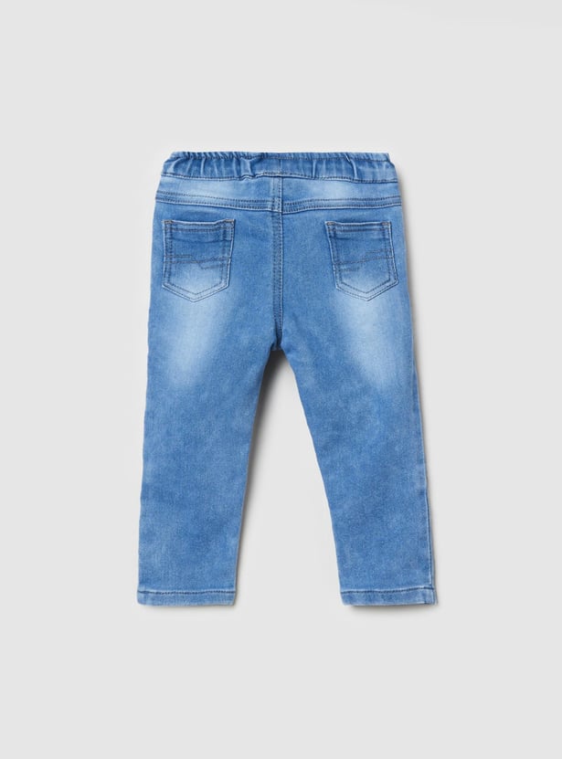 Boys Slim Fit Faded Jeans