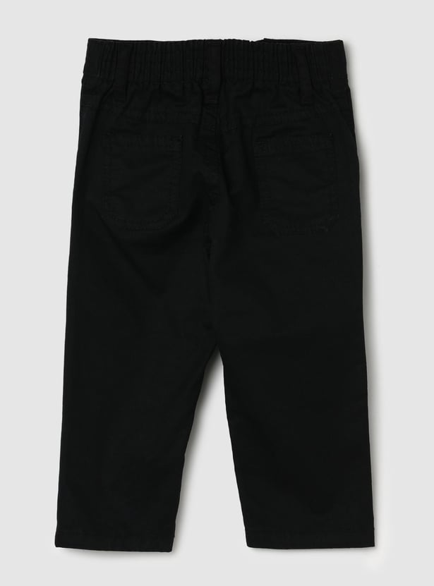 Boys Solid Woven Trousers