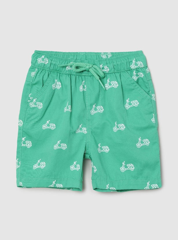 Boys Graphic Printed Elasticated Shorts