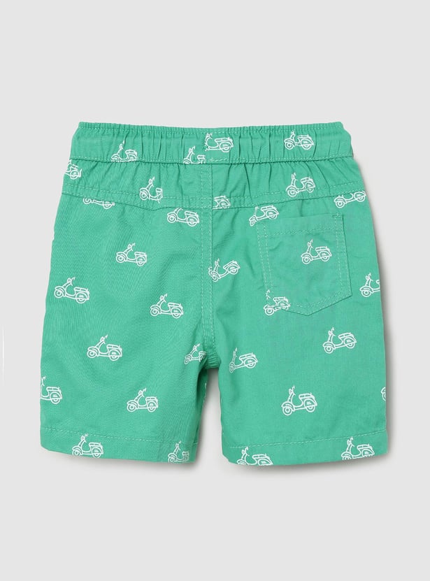 Boys Graphic Printed Elasticated Shorts