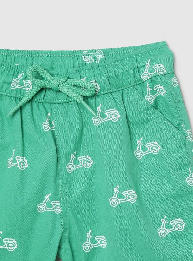 Boys Graphic Printed Elasticated Shorts