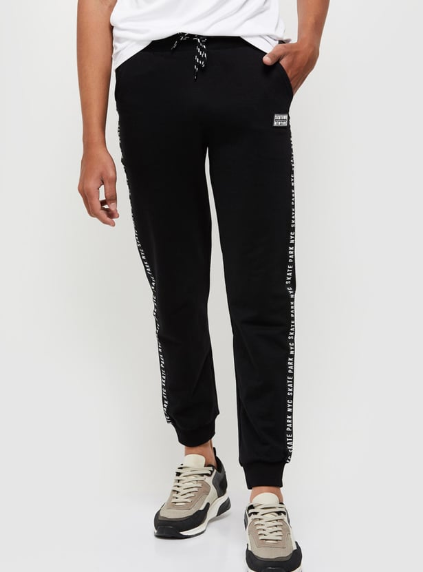 Boys Printed Elasticated Track Pants