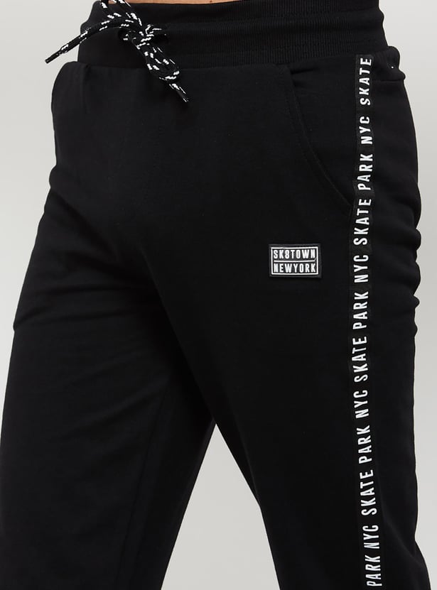 Boys Printed Elasticated Track Pants