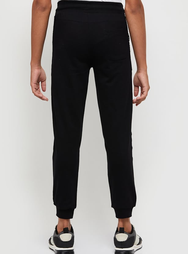 Boys Printed Elasticated Track Pants