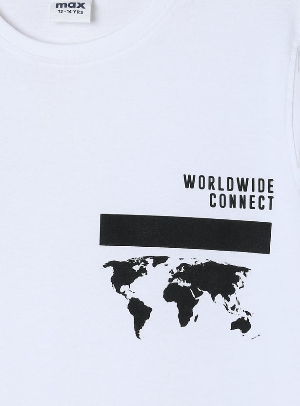 Boys Graphic Printed Long Sleeve T-shirt