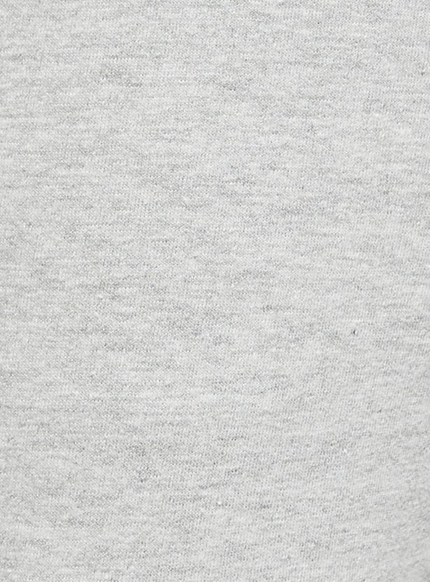 Boys Typographic Printed Drawstring Waist Joggers