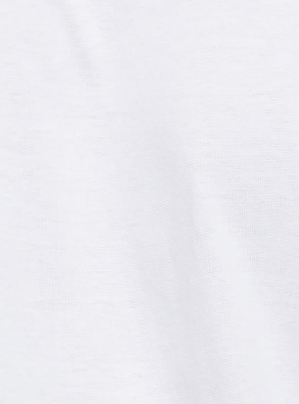 Boys Graphic Printed Crew Neck Regular Fit T-shirt