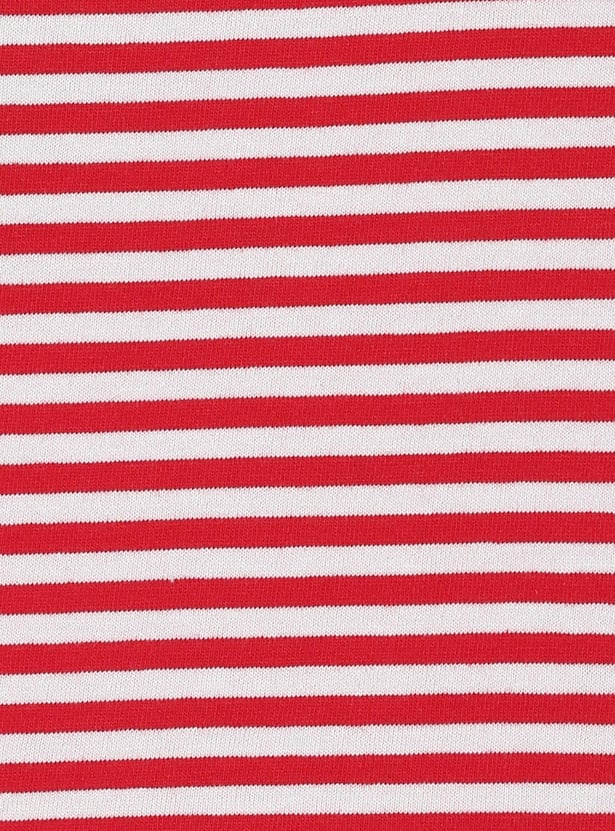 Girls Striped T-shirt with Ruffles