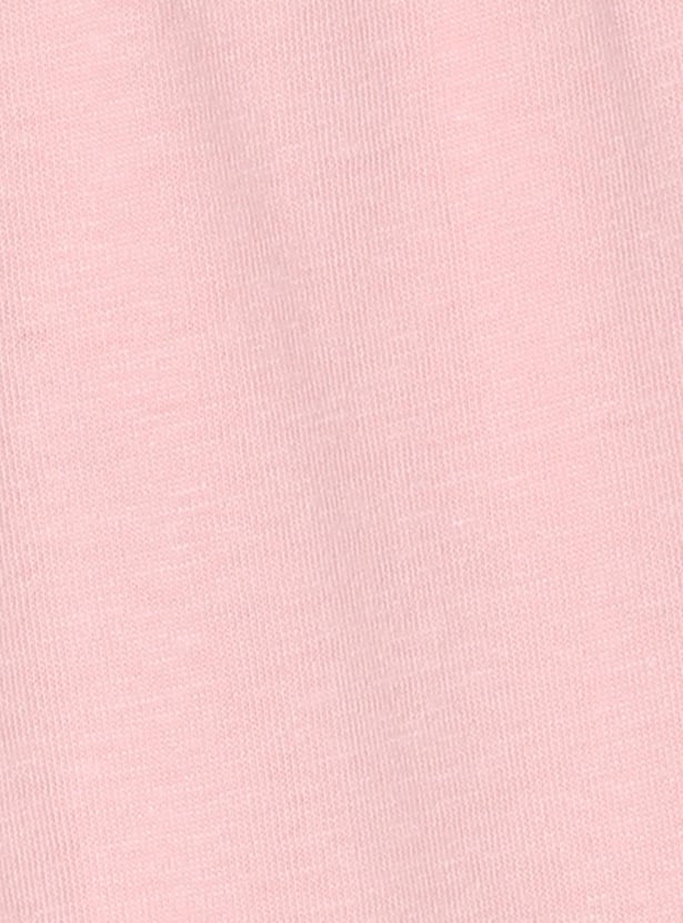 Girls Graphic Printed Lounge T-shirt with Elasticated Pyjamas