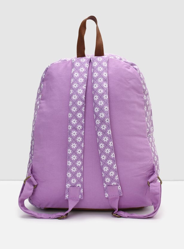 Women Floral Printed Backpack