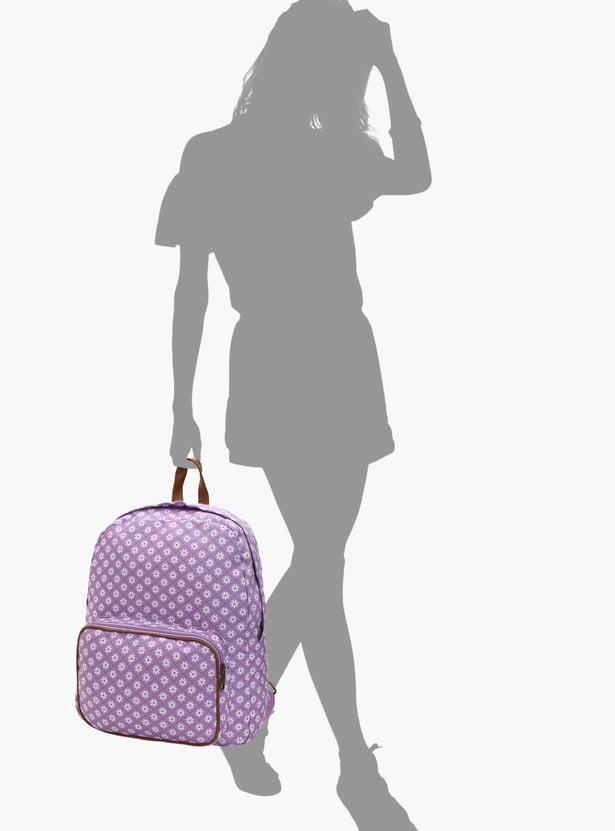 Women Floral Printed Backpack