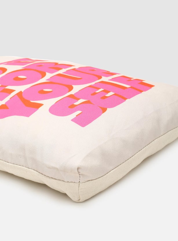 Women Printed Zip-Closure Cotton Tote Bag