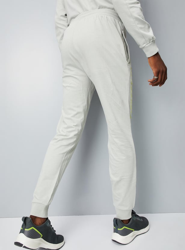 Men Graphic Printed Elasticated Skinny Fit Sports Joggers