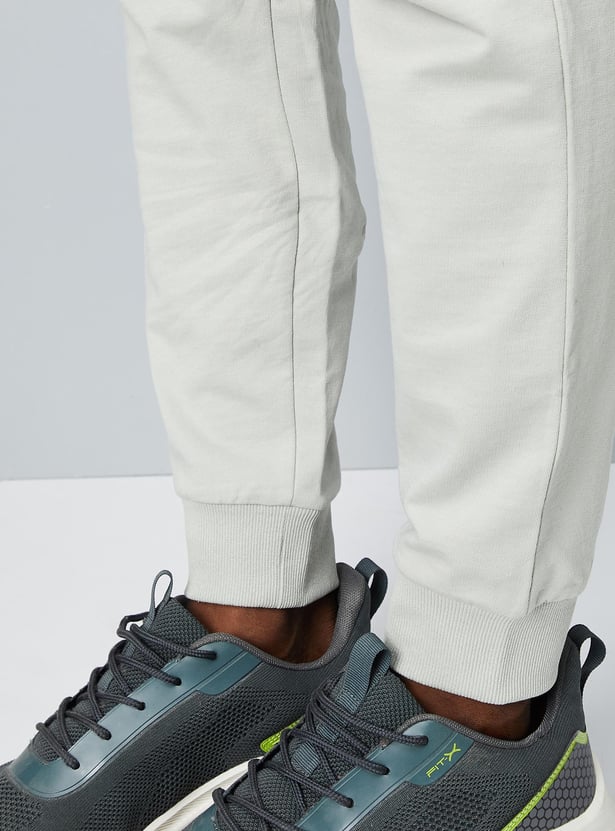 Men Graphic Printed Elasticated Skinny Fit Sports Joggers