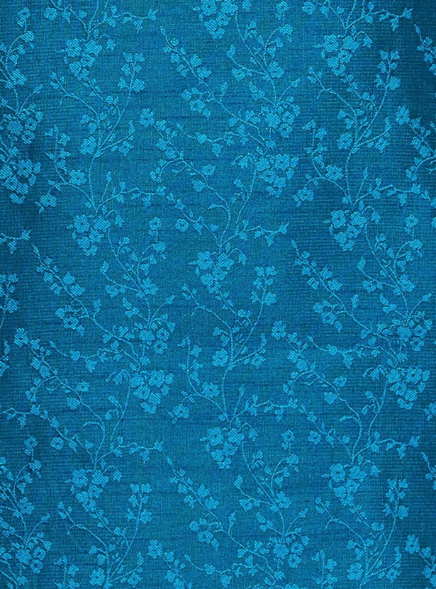 Men Printed Mandarin Collar Regular Fit Long Kurta