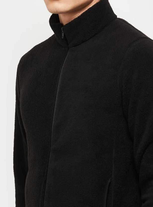 Men Active Polar Fleece Zipped Sweatshirt