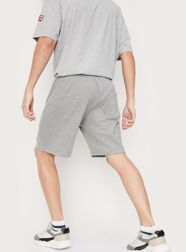 Men Printed Athleisure Football Shorts