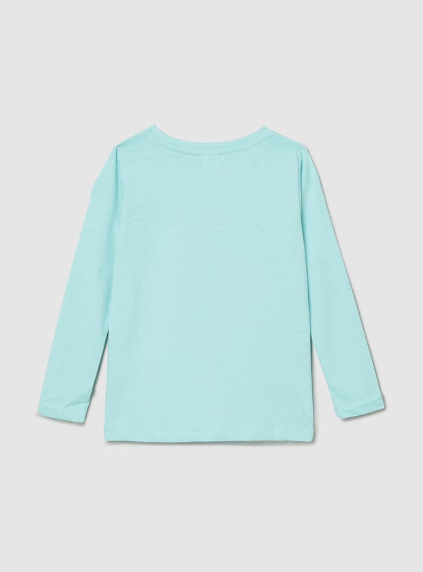 Girls Printed T-shirt with Pants
