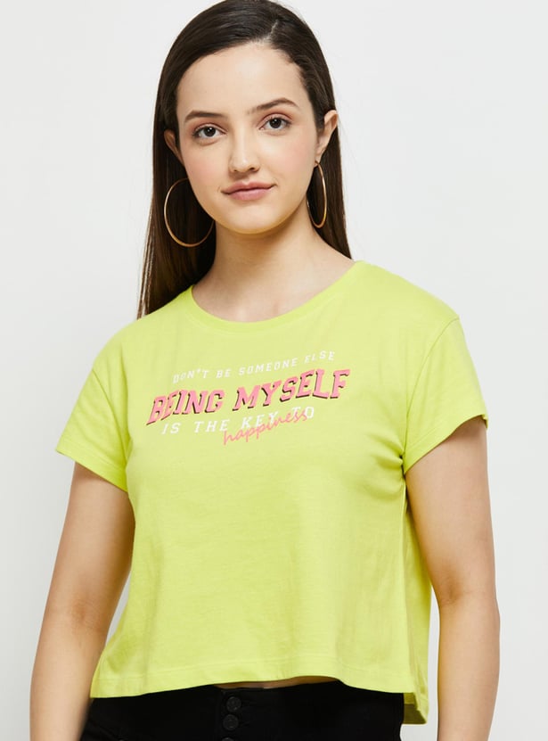 Shirt Necklines Crew Neck Vs Round Neck Buy Women Typographic