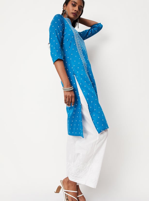 Women Bandhini Printed Straight Kurta
