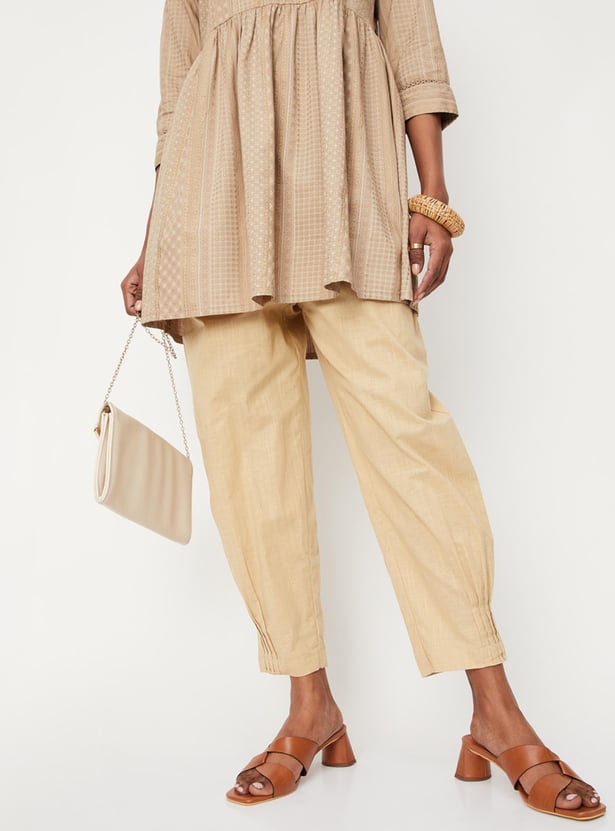 Women Pleated Ethnic Pants