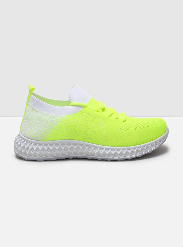 Women Colourblock Lace-Up Sports Shoes