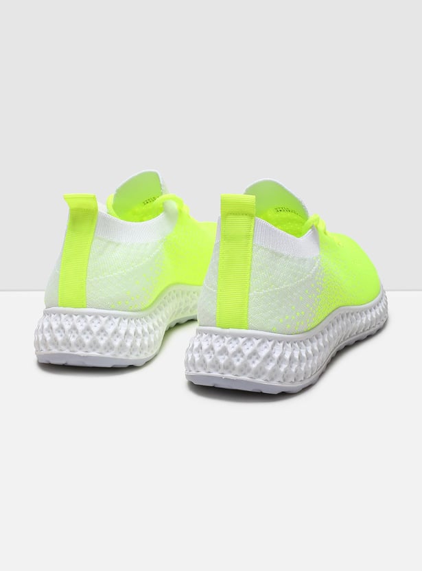 Women Colourblock Lace-Up Sports Shoes