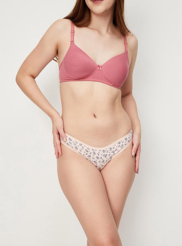 Women Printed Bikini Panties - Pack of 5