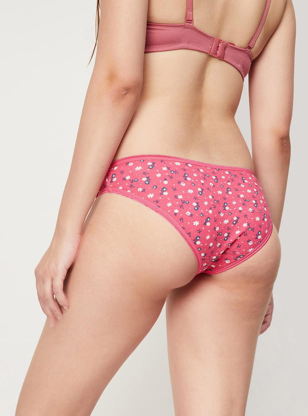 Women Printed Bikini Panties - Pack of 5