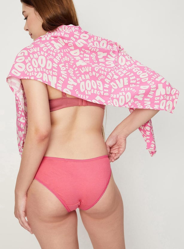 Women Printed Bikini Panties - Pack of 5