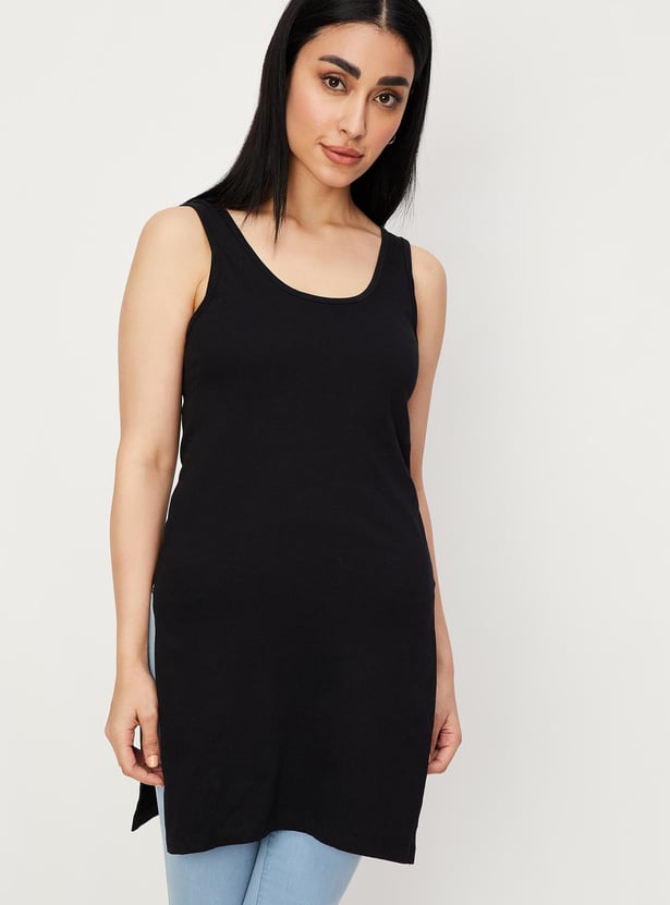 Women Solid Long Camisole