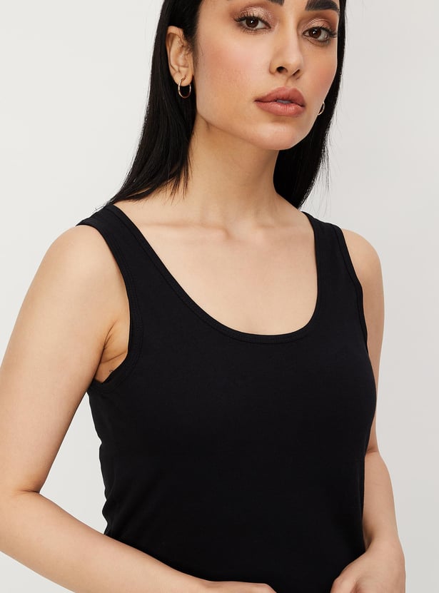 Women Solid Long Camisole