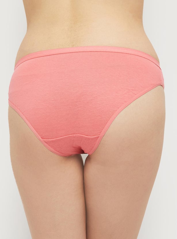 Women Printed Elasticated Bikini Panties - Pack of 3
