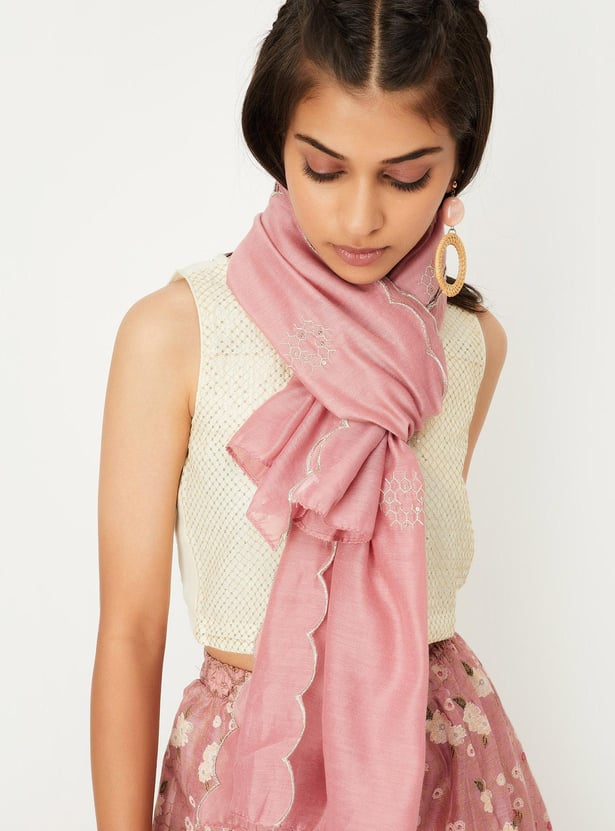 Girls Embriodered Lehenga Set with Dupatta